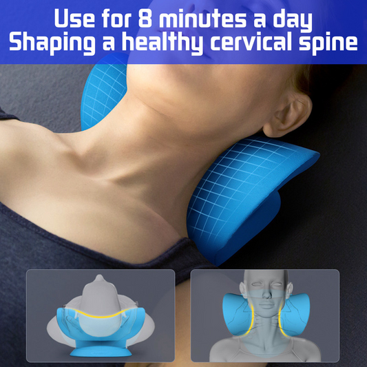 Cervical Comfort Neck Stretcher & Massage Pillow
